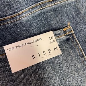 Beand new with tags. Women’s Risen High Rise Straight Jeans